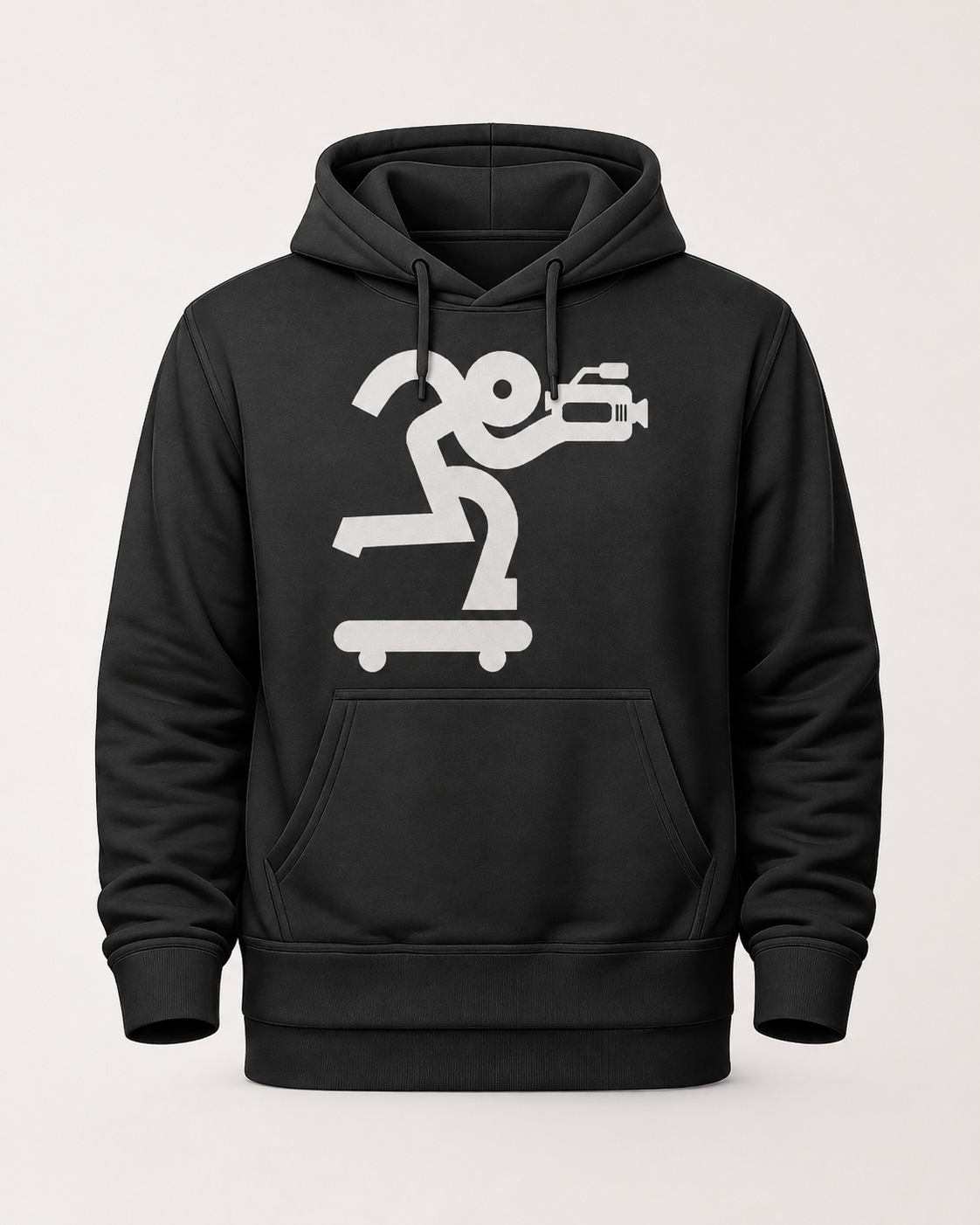 Design Sample 001 black hoodie