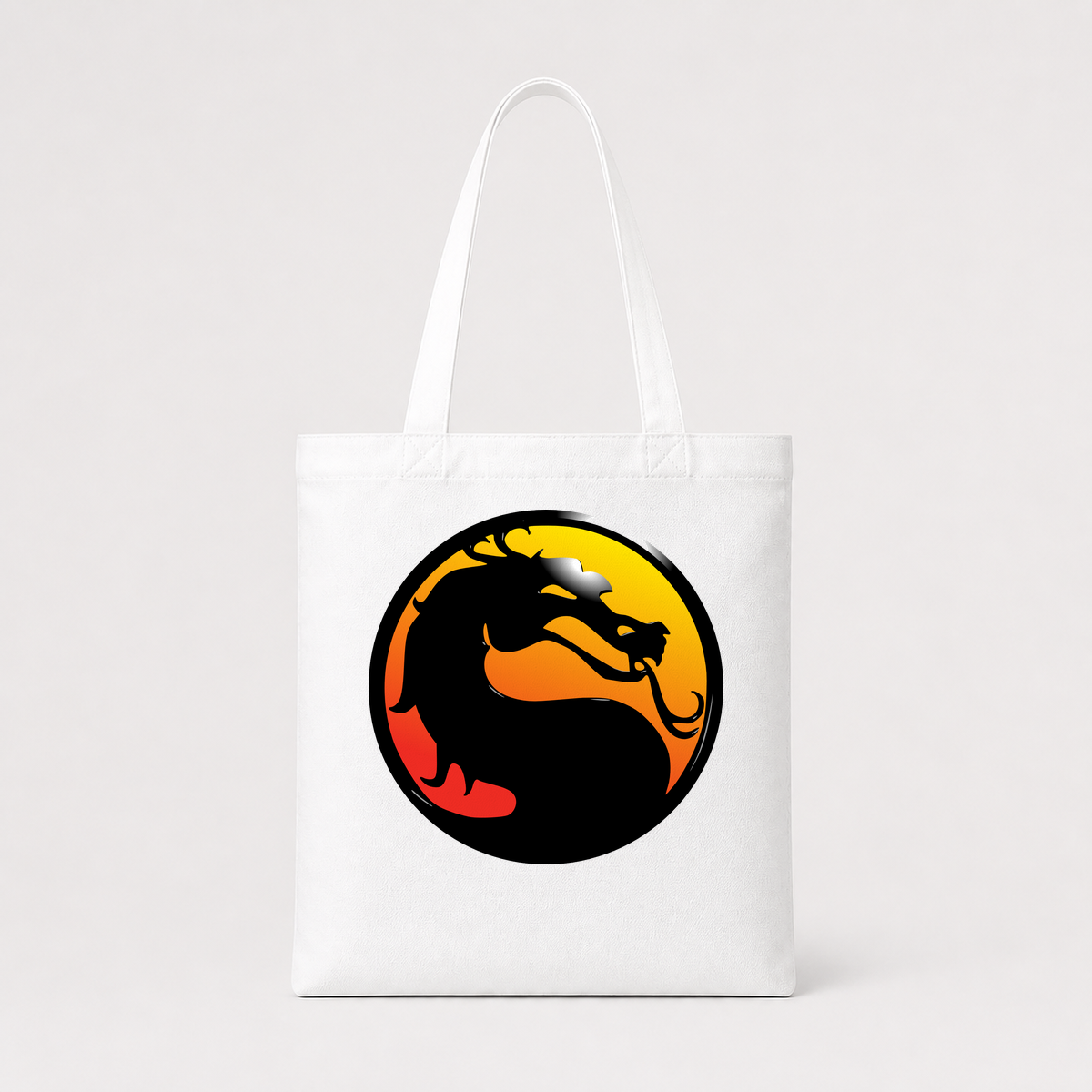 Design Sample 008 white tote bag
