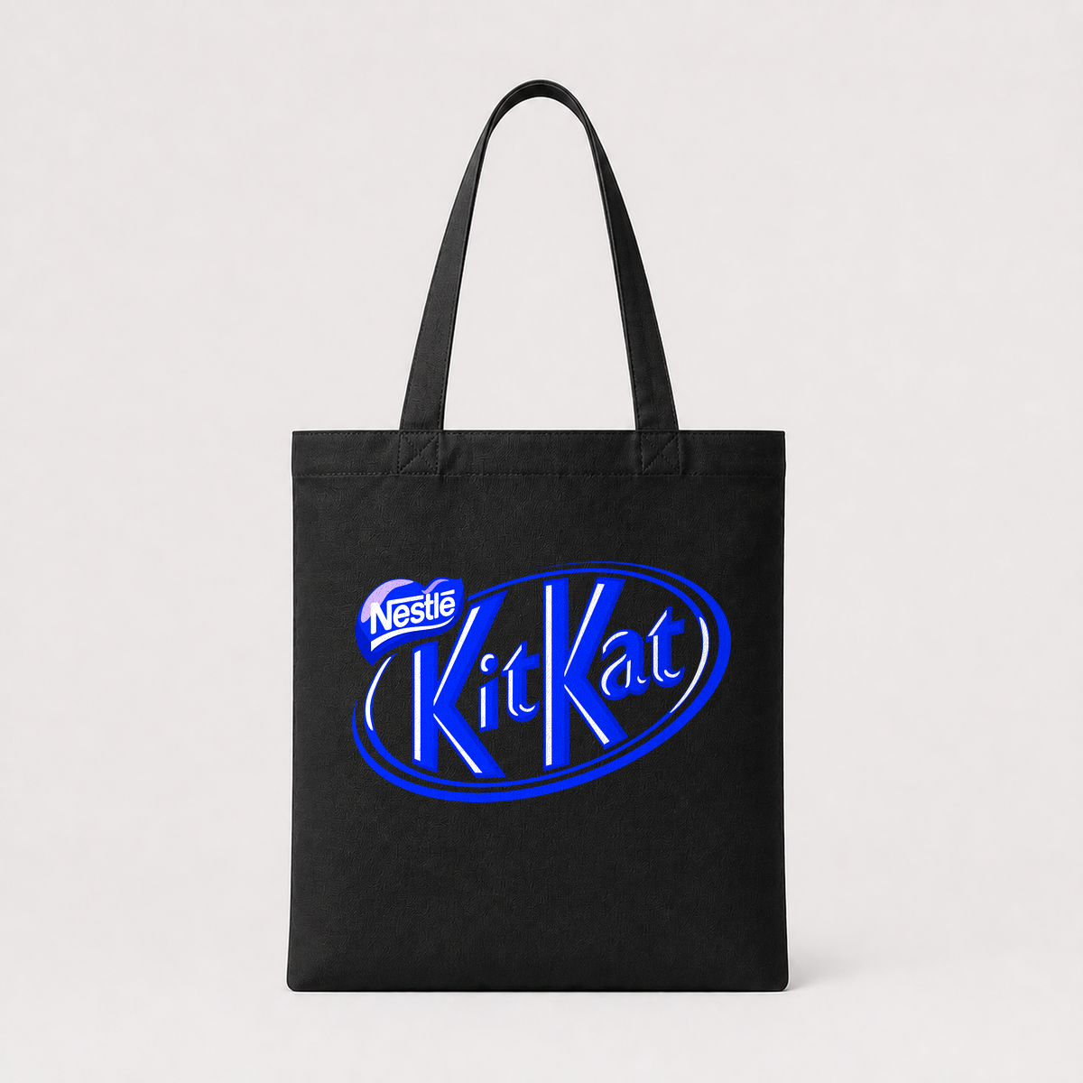 Design Sample 022 black tote bag