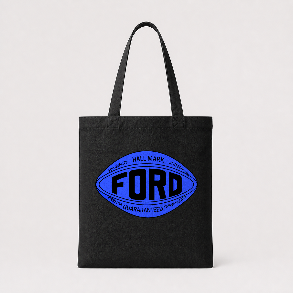 Design Sample 024 black tote bag