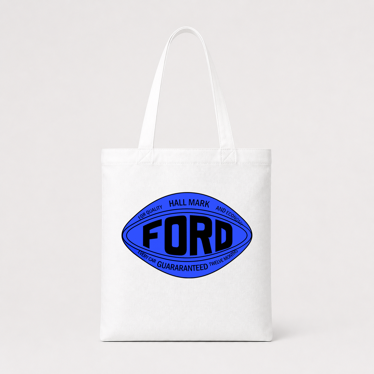 Design Sample 024 white tote bag