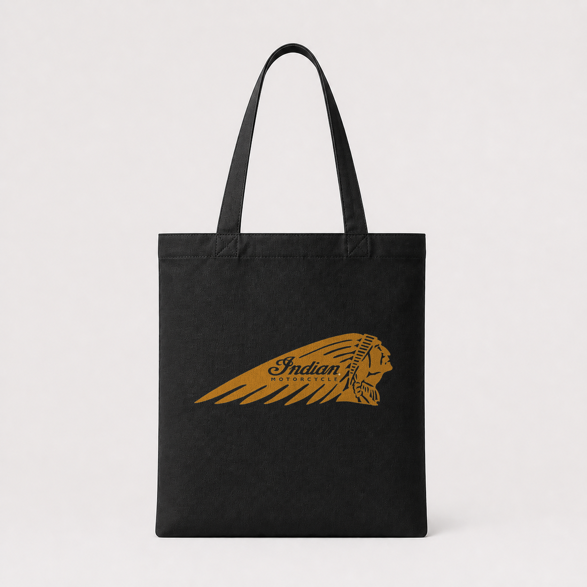 Design Sample 025 black tote bag