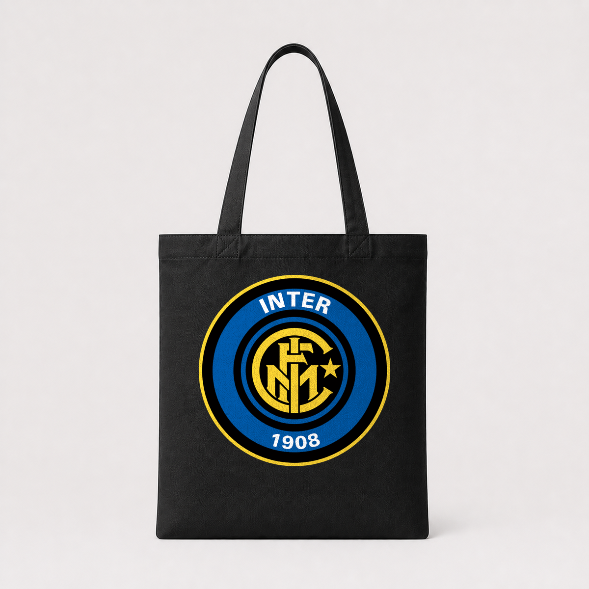 Design Sample 027 black tote bag