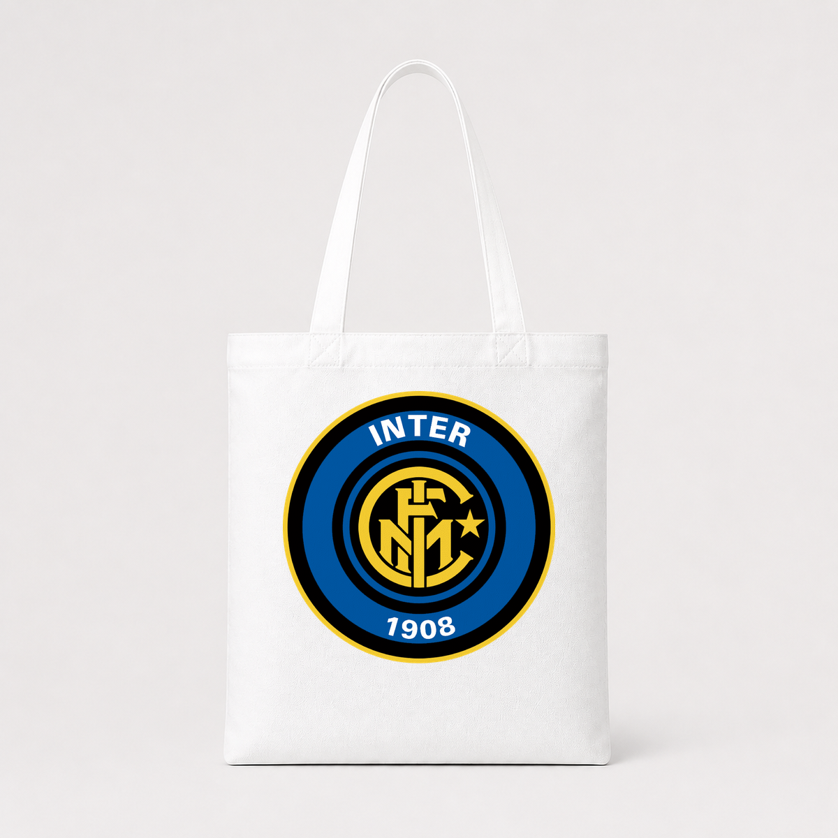 Design Sample 027 white tote bag