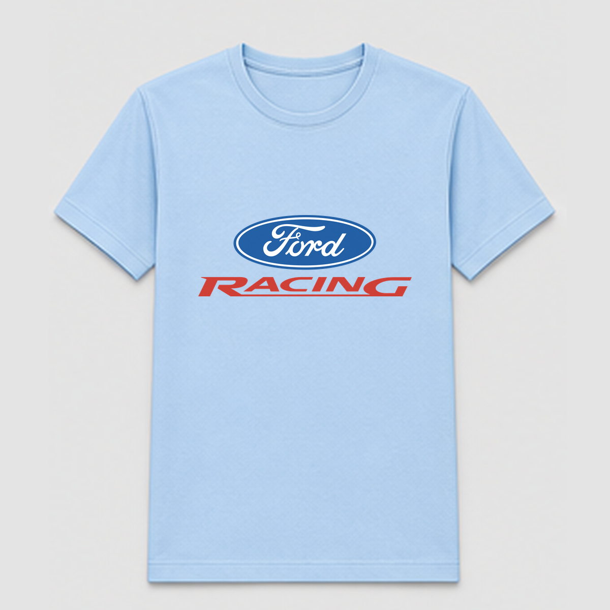 Design Sample 029 – Light blue T-shirt