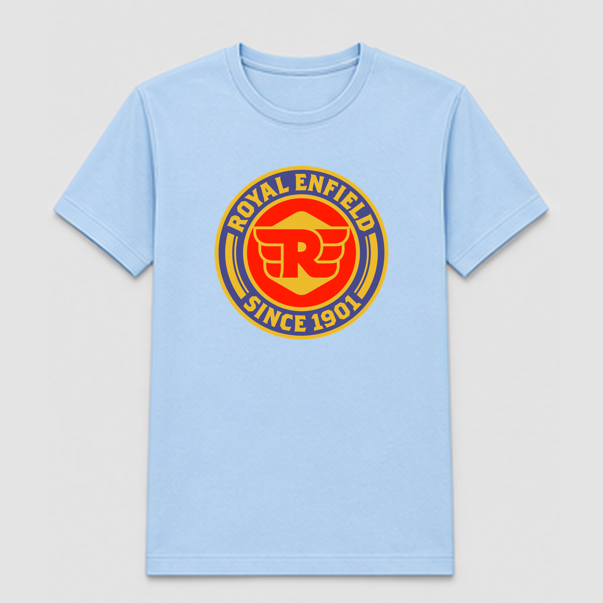 Design Sample 030 – Light blue T-shirt