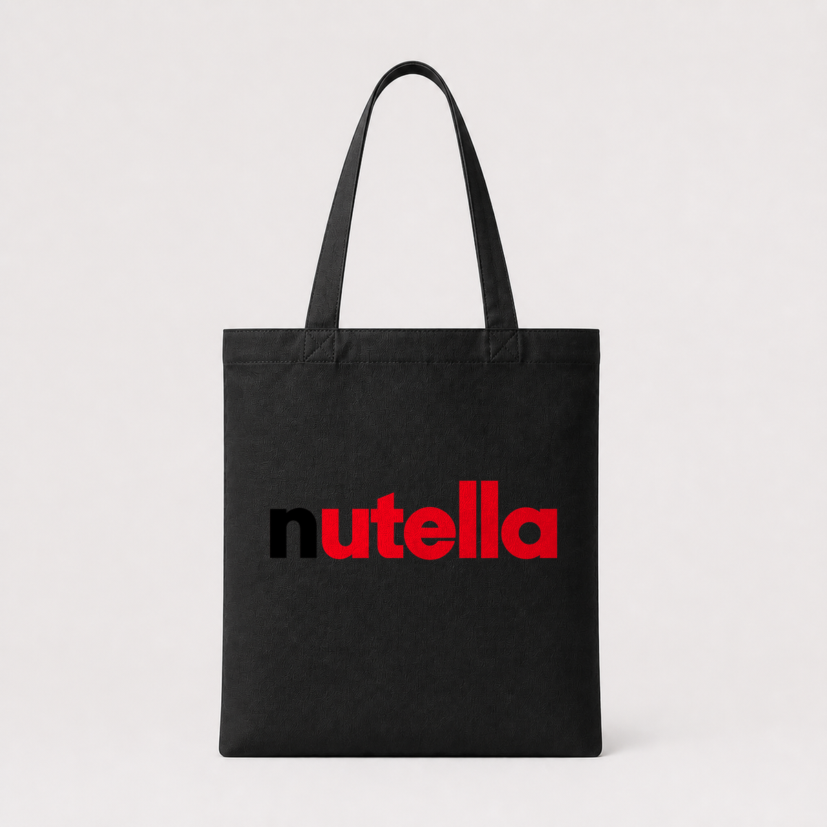Design Sample 032 black tote bag