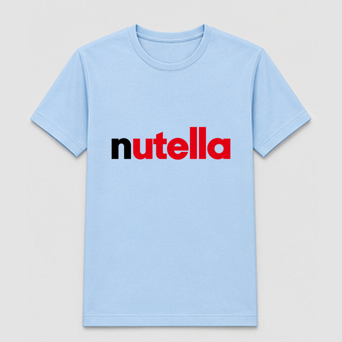 Design Sample 032 – Light blue T-shirt