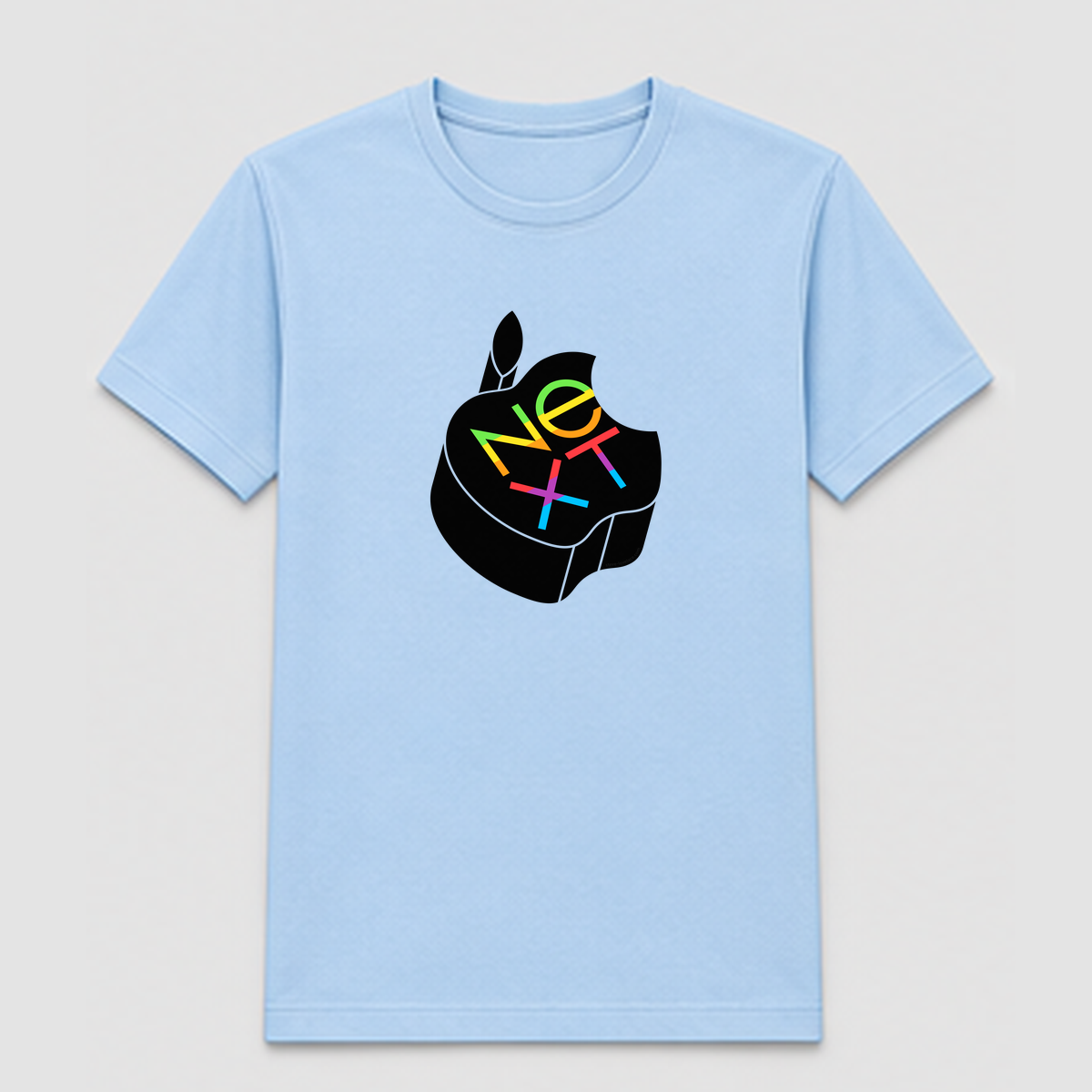 Design Sample 036 – Light blue T-shirt
