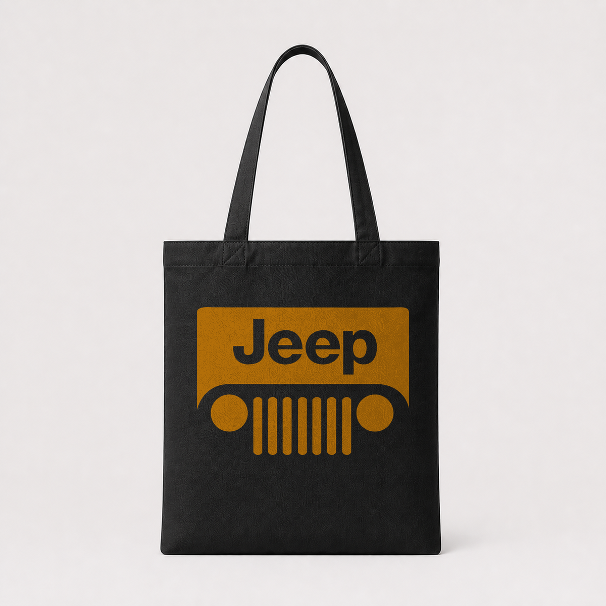 Design Sample 038 black tote bag