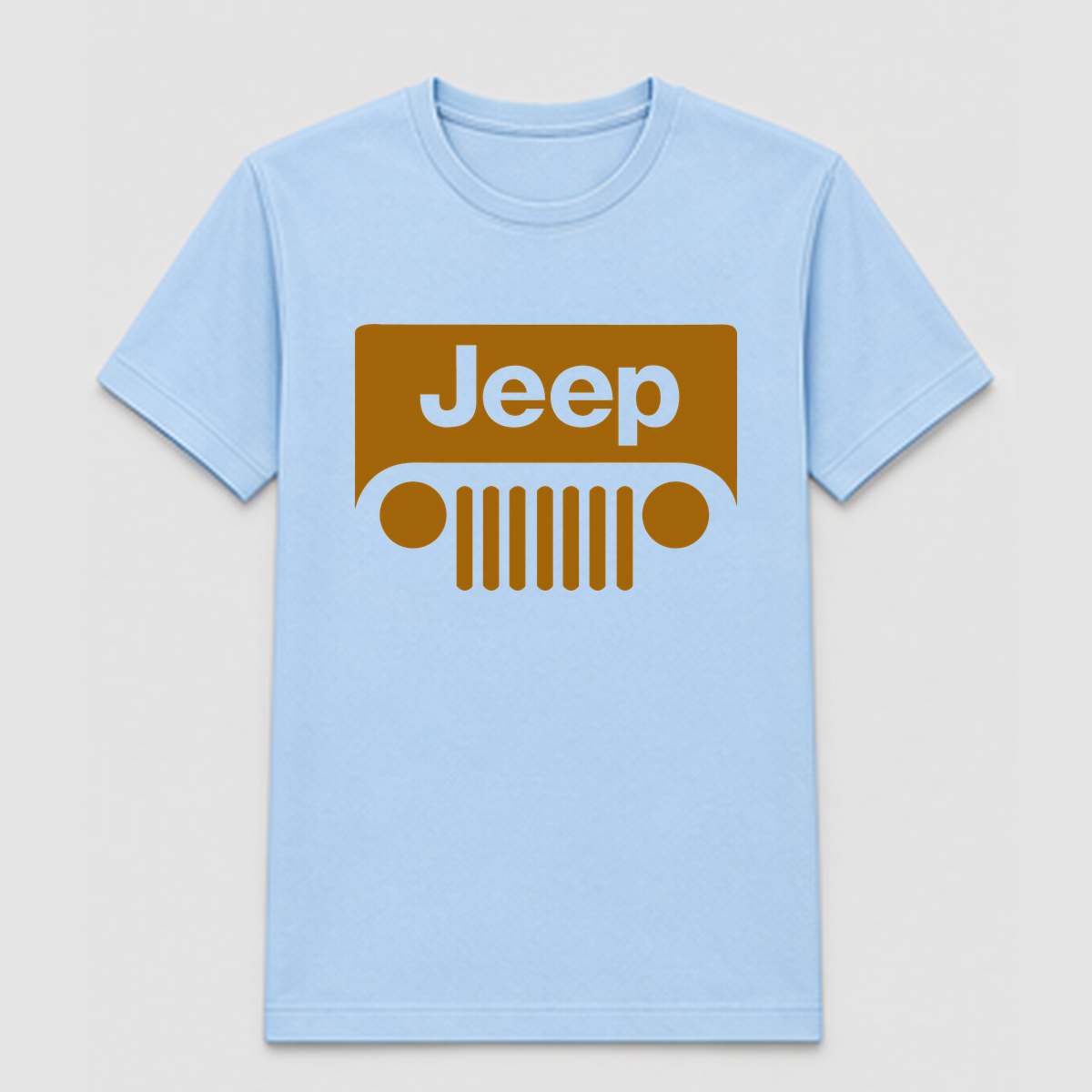 Design Sample 038 – Light blue T-shirt