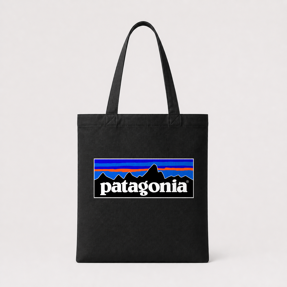 Design Sample 044 black tote bag