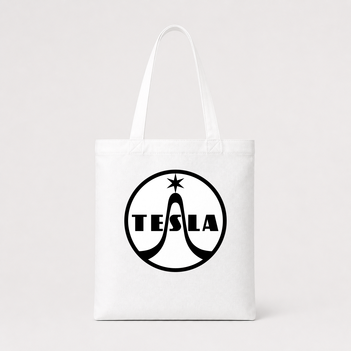 Design Sample 045 white tote bag