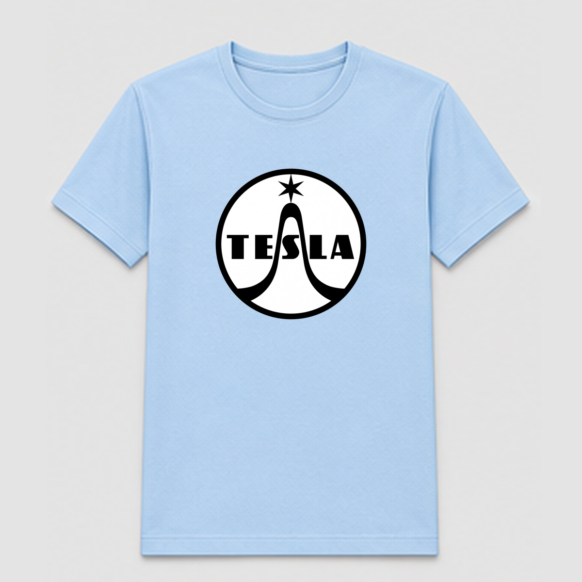 Design Sample 045 – Light blue T-shirt