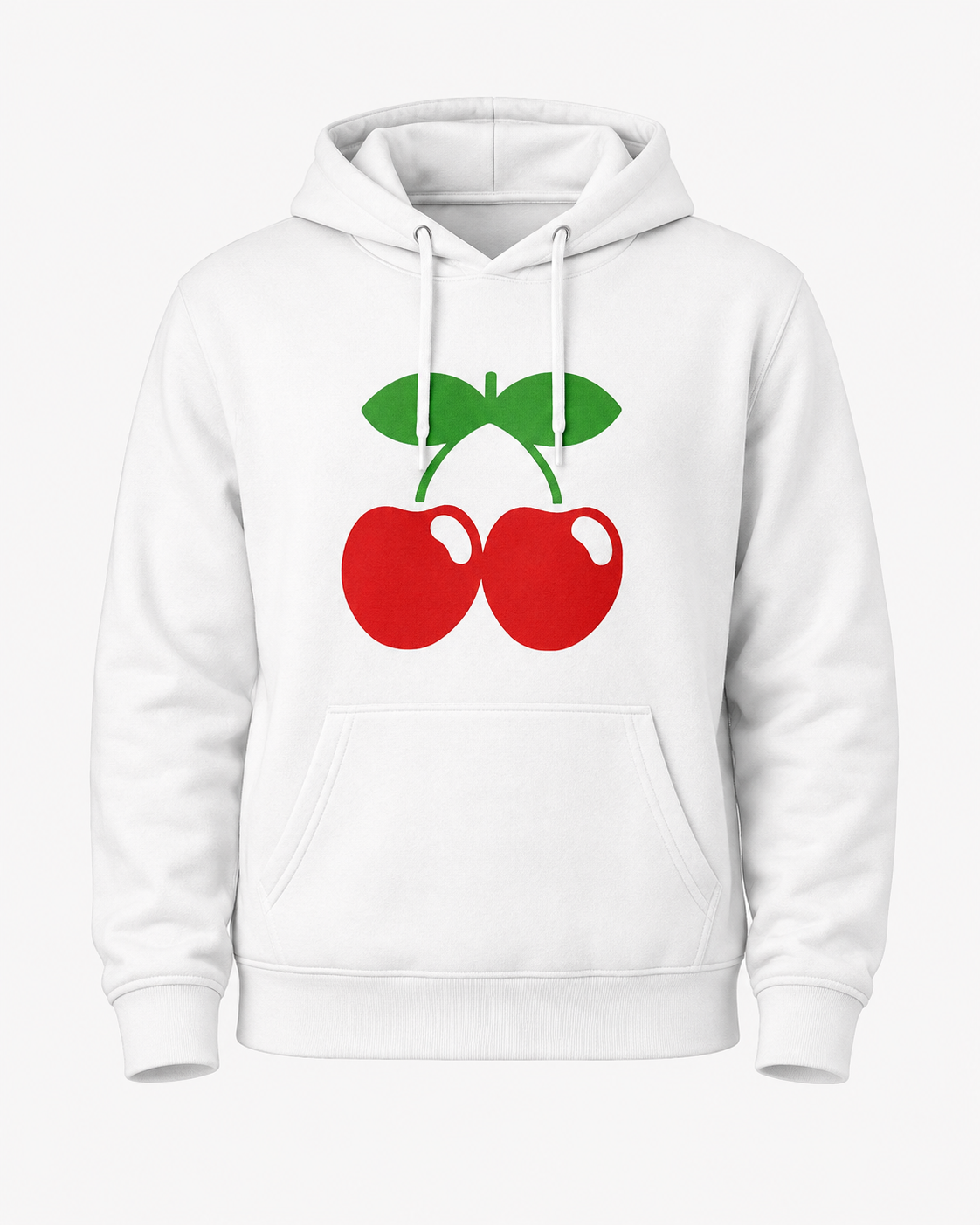 Design Sample 047 white hoodie