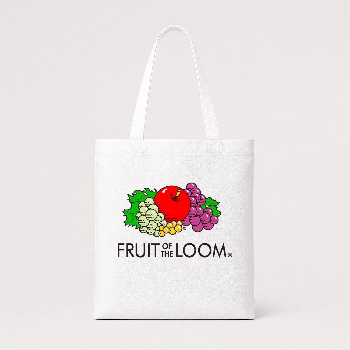 Design Sample 049 white tote bag