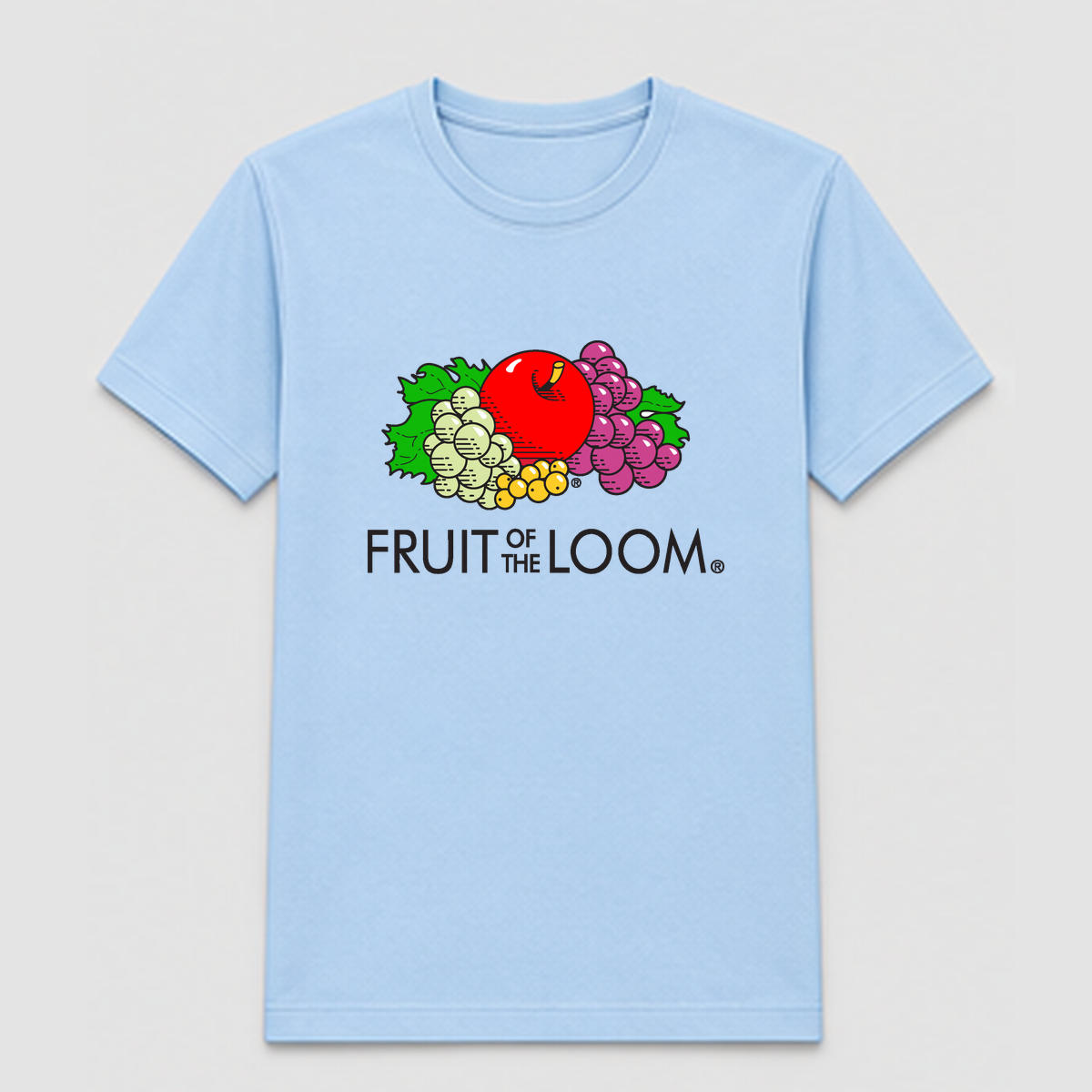 Design Sample 049 – Light blue T-shirt